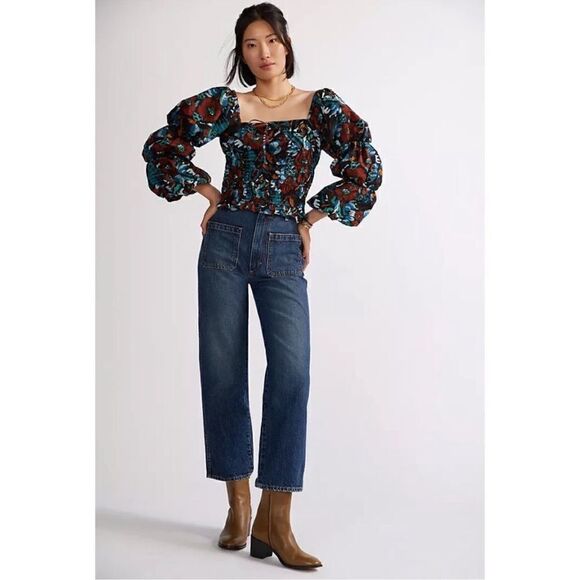 Anthropologie Porridge Tiered Poplin Blouse NEW Size Medium - Picture 4 of 10